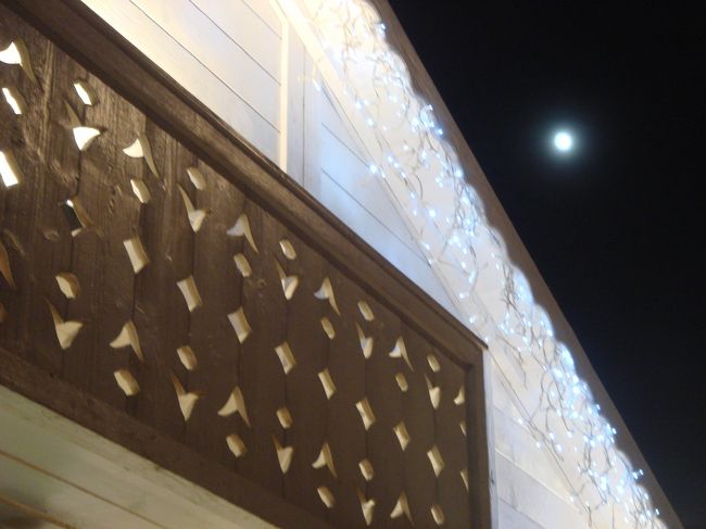 空を見上げると月が綺麗でした♪