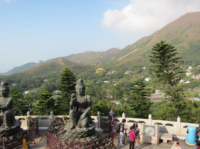 大仏からの景色。<br />