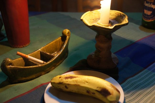 食後にバナナ出て来た…