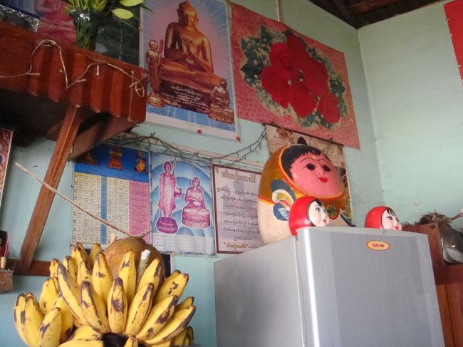 冷蔵庫の上のお守り、えぇなぁ。