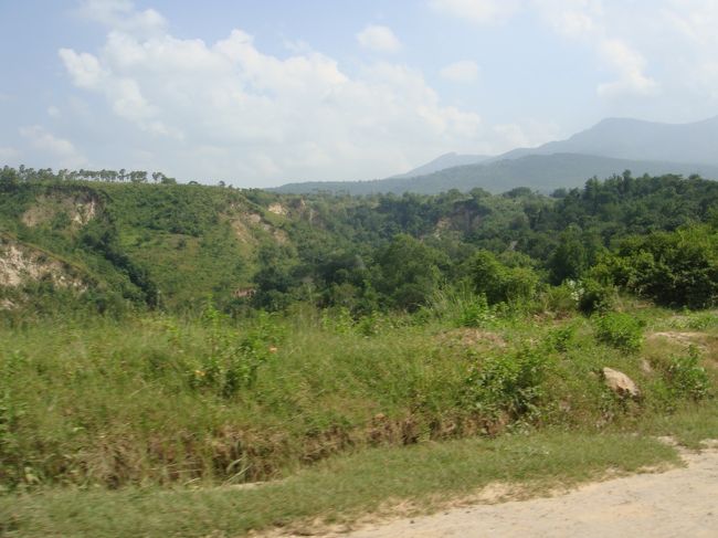 広々とした景色、それほどスピード出してない(出せない？)ので、まぁゆっくり眺めながらのんびりの帰り途。