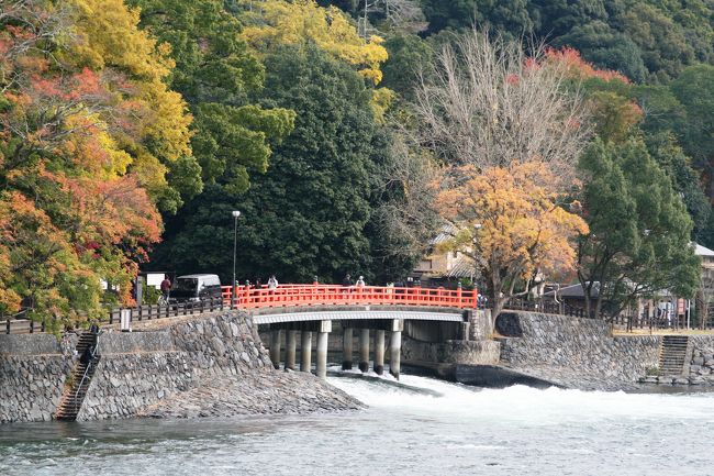 2010秋、宇治上神社(1):11月20(1):宇治川、橘橋、公孫樹の黄葉、楓の紅葉、宇治川先陣之碑、アオサギ