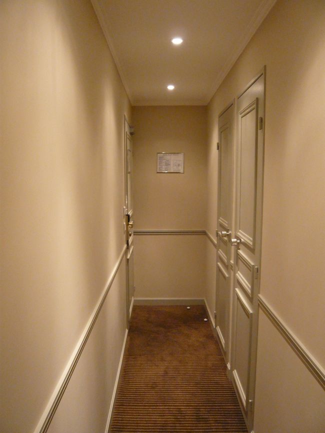 ちょっと分かりづらいけど、どんつきの左が出入り口、右奥がトイレ、右手前がクローゼットです。