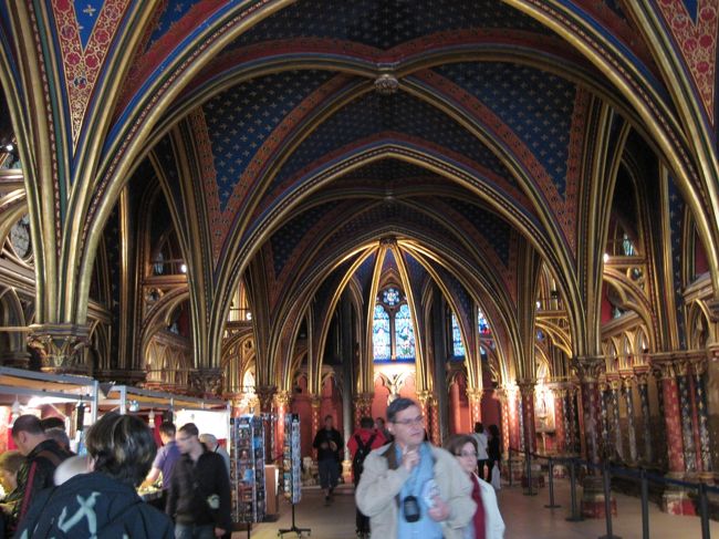 サント・シャペル内部。