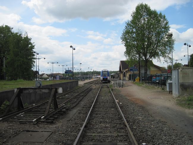 線路が見えた。