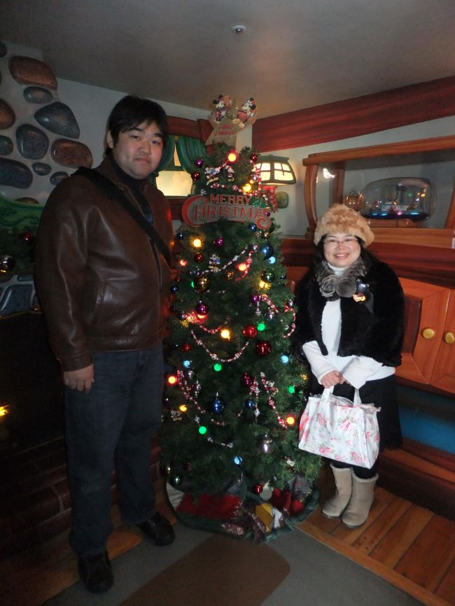 そして、ここが<br />みっきーっち家<br /><br />ミッキーちもすっかりクリスマスでしたよ。