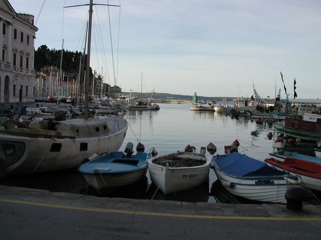 ピランの港町。