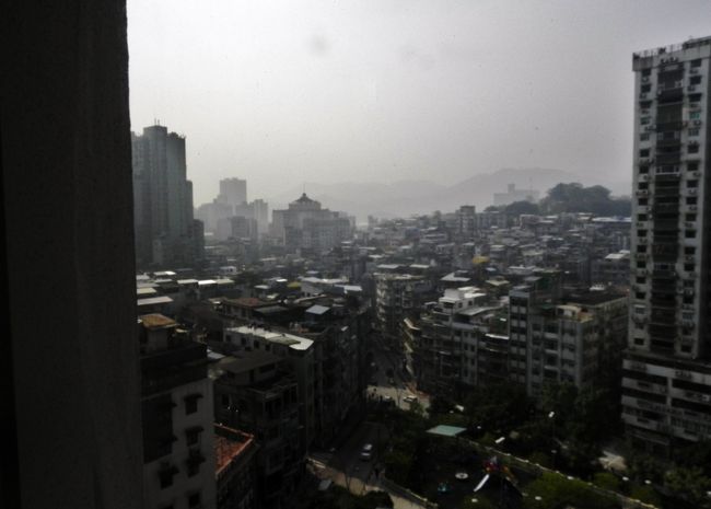 とってもマカオな街ヴュー♪<br /><br />朝日、夕日どちらもＯＫみたいだ