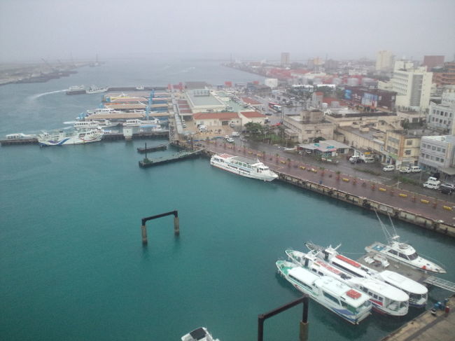 朝起きると外はあいにく雨…。