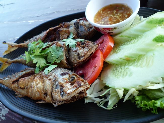 ついでに魚も。<br /><br />塩味が丁度良く、おいしい。