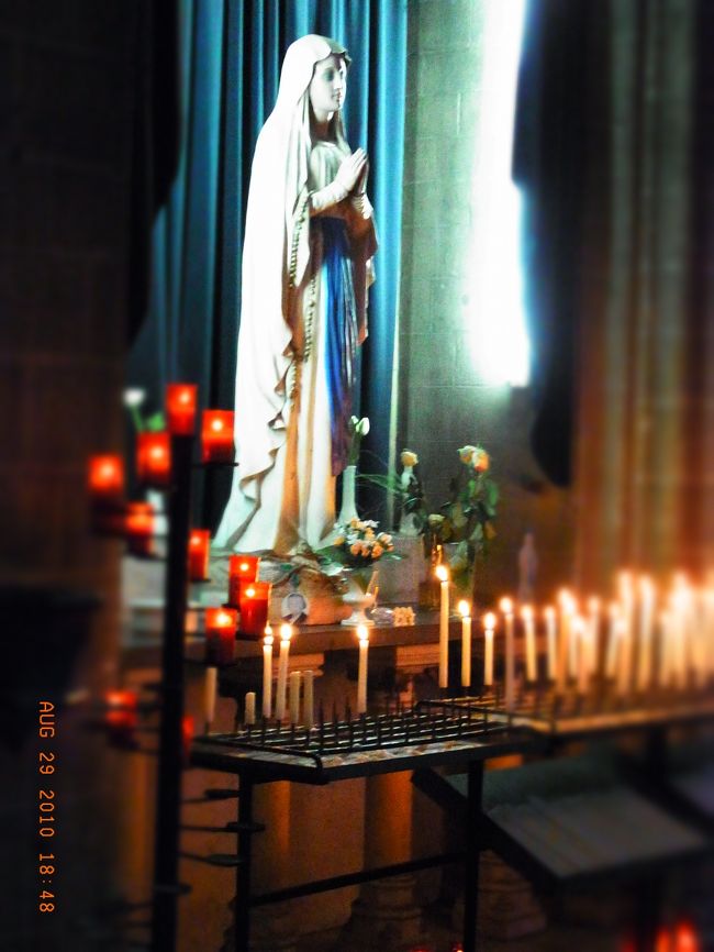 幻想的な光景。