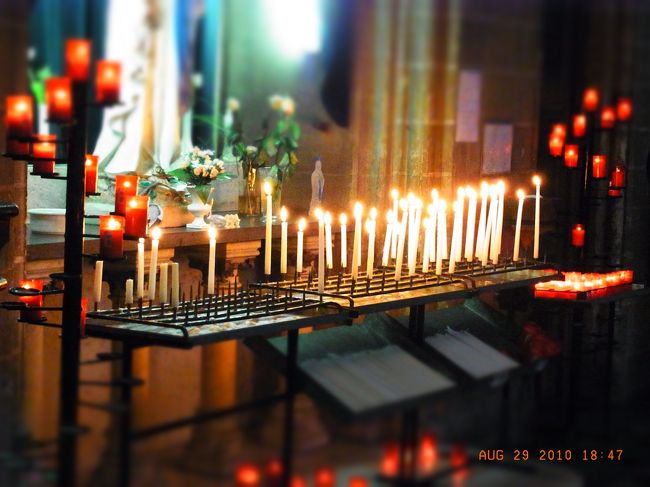 教会の内部。<br />