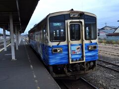 　釣りキチ三平号と名付けられた車両です。