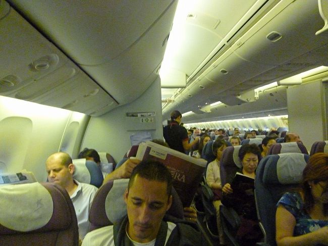 ブエノスアイレス空港→リマ空港、ラン航空LA-2428便機内。