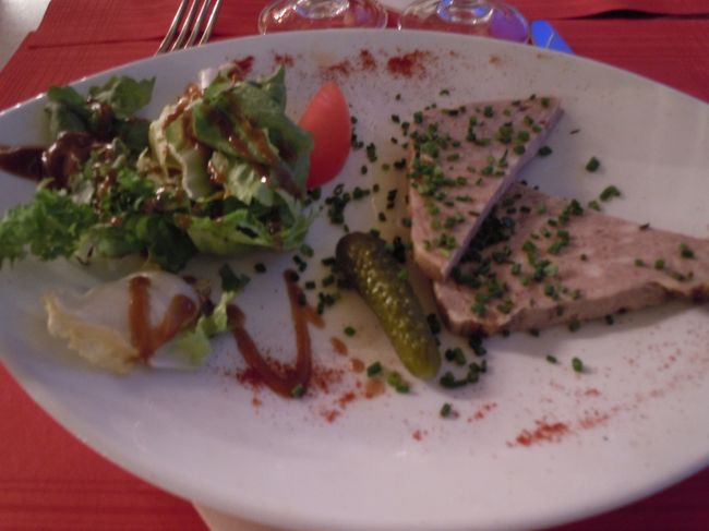 とりあえず食事、前菜には、パテを！