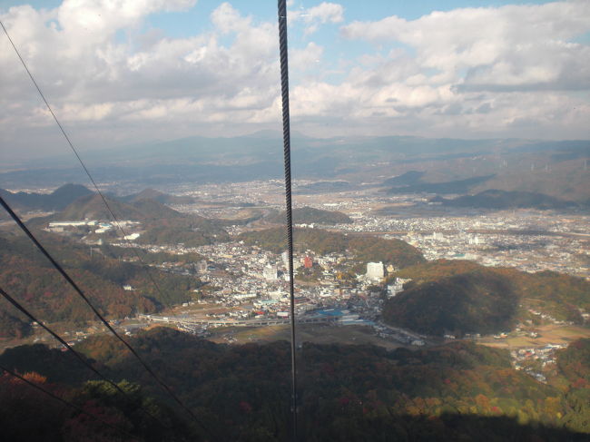 ゴンドラにて下山中。ここから修善寺へ向かいます。概ね３０分ぐらいで行けると思います。