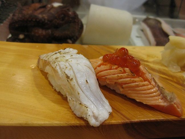 炙り寿司まで作って頂きました。