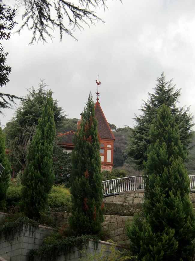 風見鶏の館が見えてきました。<br /><br />