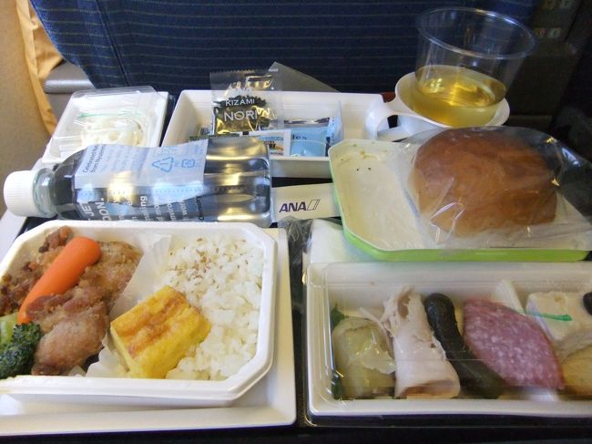 帰りの飛行機での機内食＾＾<br /><br />お肉おいしかったです！