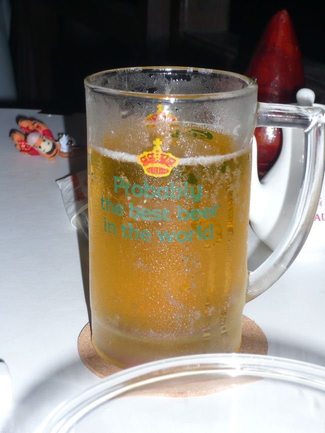 晩御飯はケロンレストランで☆<br />まずはビーーーーーール！！！