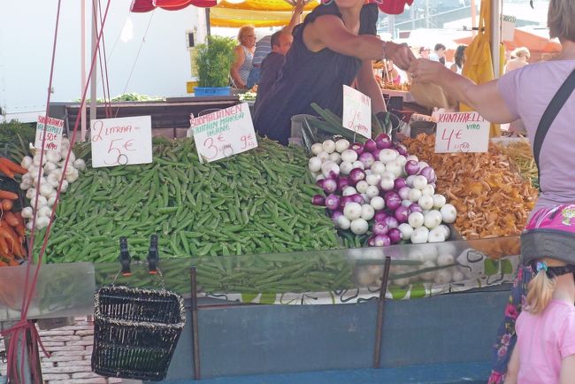 Herne　サヤエンドウ　これをフィンランド人は生で食べる．けっこうおいしい