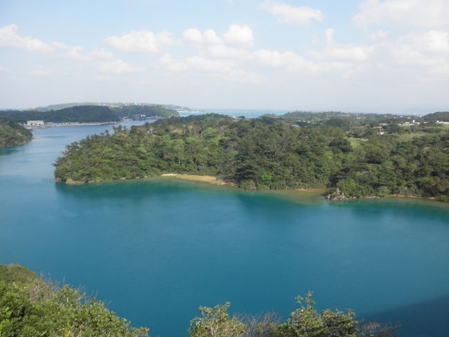 続いて古宇利島を目指します。<br /><br />12月に開通したばかりと言うワルミ大橋を渡ります。<br />ナビにはもちろん出ませんでしたが…なんとかたどり着きました！<br /><br />他の観光客の方もたくさんいらしていたので、新しい観光名所になるかも！？<br /><br />天気がかなりよくなっていたので、景色がすごい！！