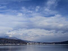 15：00　『諏訪湖』

ここから遠くに富士山が見える事もあります。