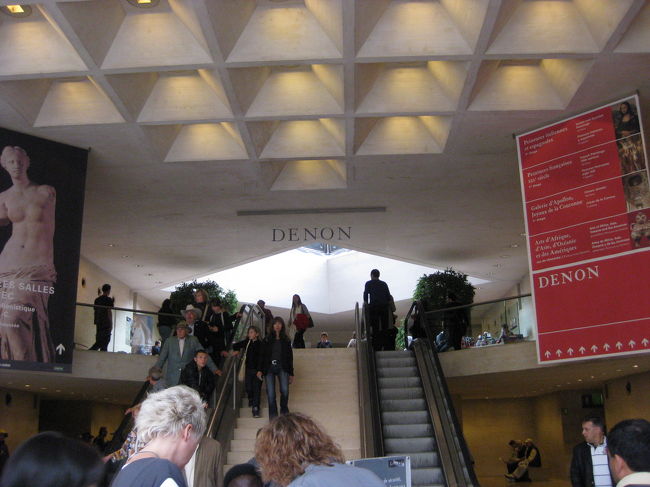 最初にドゥノン翼２階から見ます。