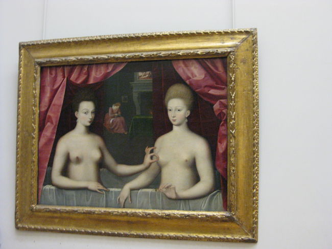 リシュリュウ翼の３階です。<br />浴槽のガブリエル・デストレとその妹。