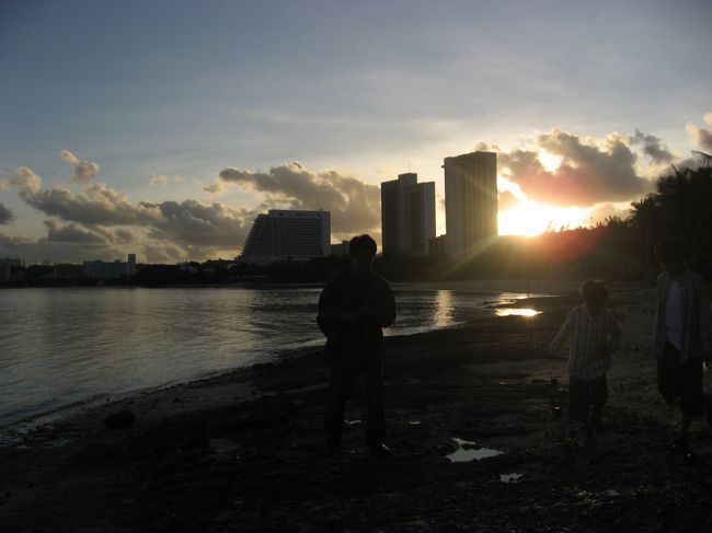 日が昇ってきます。最後の一日いっぱい遊ぼう♪