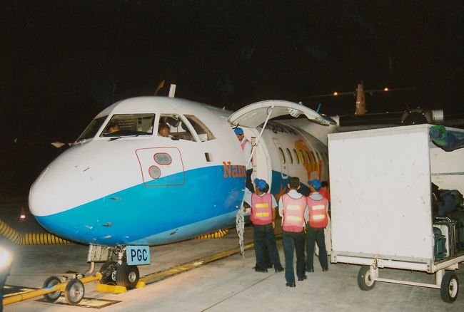 これが何よりも心配で何よりも楽しみだった。<br /><br />初めての英語だらけの航空券予約で、本当に予約されてるのか心配だったけど、無事搭乗。<br /><br />REP-BKK<br /><br />