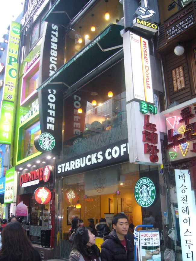 次はミョンドンへ<br /><br />すっごいおしゃれでパワーを感じた