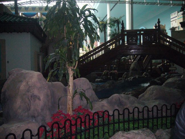 急流滑りの途中で