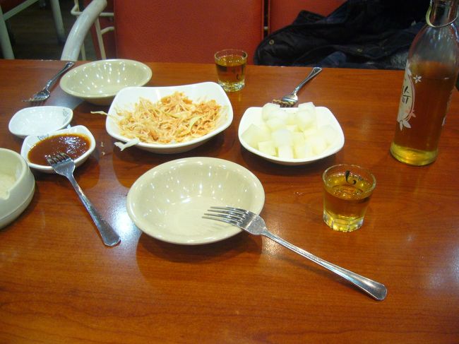 もう深夜２時とかだったけど、チキン屋へ。