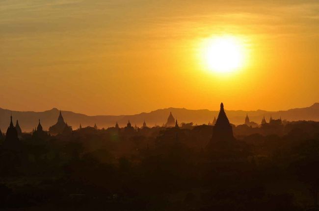 壮厳な夜明け・・・