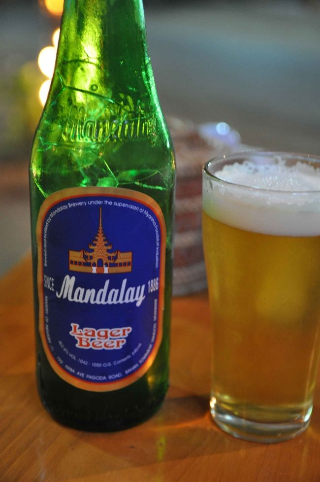 マンダレービールも負けずにおいしいです。