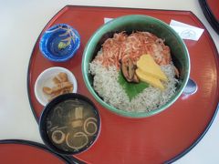 お昼は　眺めのいい十国峠レストハウスで駿河丼。
