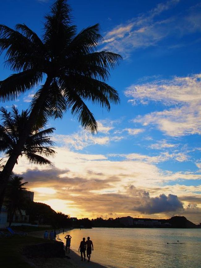 Sunset***フィエスタのビーチで水遊び。魚と戯れたりナマコを発見したり・・・＾＾