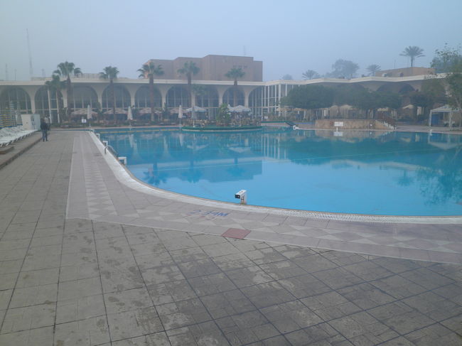 ホテル内にあるプール