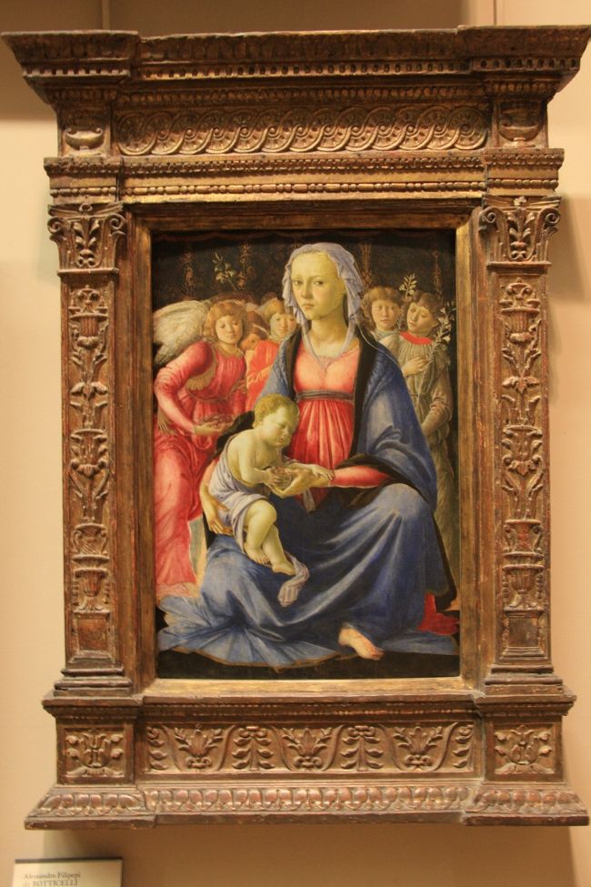 ルーブルには『ヴィーナスの誕生』で有名なボッティチェリの作品も数点展示されています。