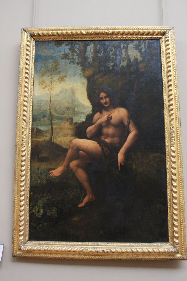 ここからレオナルド・ダ・ヴィンチの作品が続きます。<br />『荒野の聖ヨハネ』（バッカス） <br />1510-15<br />