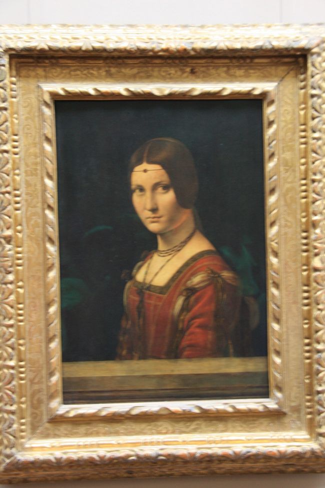 『貴婦人の肖像』（ベル・フォロニエール）1490年<br />レオナルド・ダ・ヴィンチ