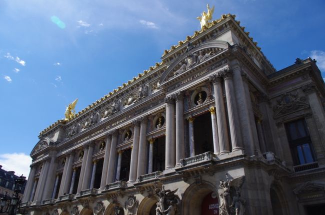 正面から見たオペラ・ガルニエ。