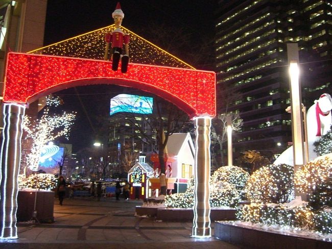 電飾がとても綺麗です。