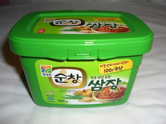 焼き豚肉と一緒に食べると美味しいサムジャン。<br /><br />店員さんは鍋に入れても美味しいって言ってました。<br />一回挑戦してみよう！