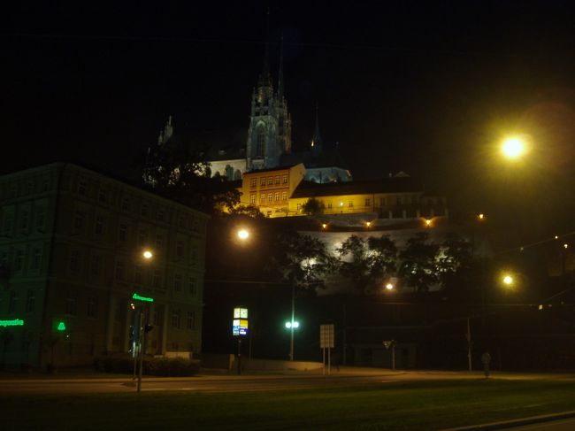 ブルノは夜少し歩いただけで観光終了。明日早朝にテルチへ出発することになります。