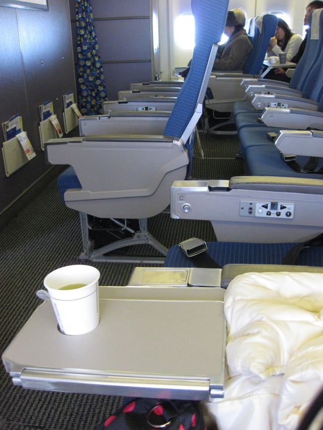 最近はドリンクサービスも新聞サービスもカットされた<br />国内線だと思っていましたが、沖縄線は距離が長いせいか<br />リクエスト制ではなく一応お茶のドリンクサービスがありました。<br />今回はトロピカーナのアップルジュースも無料でしたが<br />やっぱり温かい飲み物がいいですね。<br />アメも搭乗時のみ自由にもらえるサービスがあります。<br />