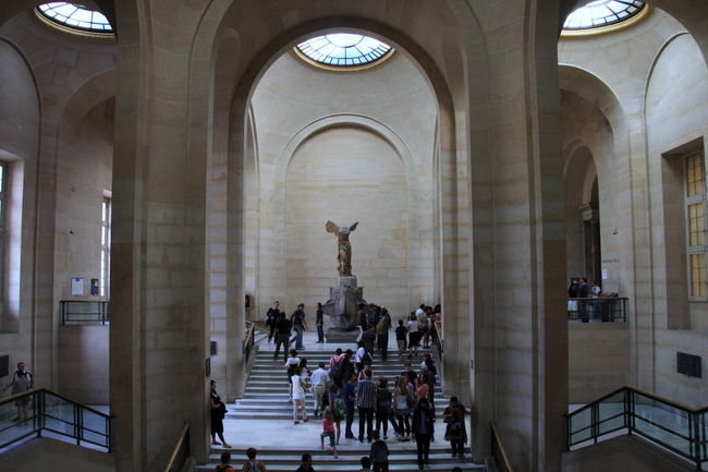 そしてこちらもおなじみのサモトラケのニケ像。