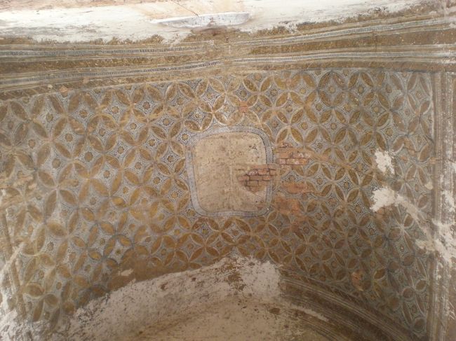 ここだけ、壁画がのこってた。<br /><br />