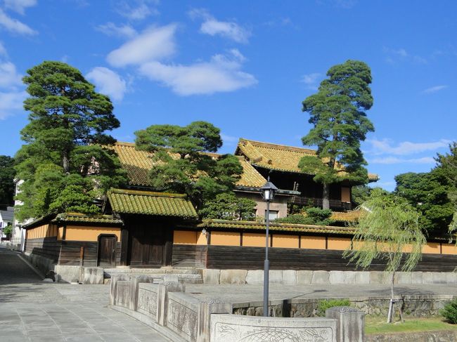 黄色い屋敷が印象的。